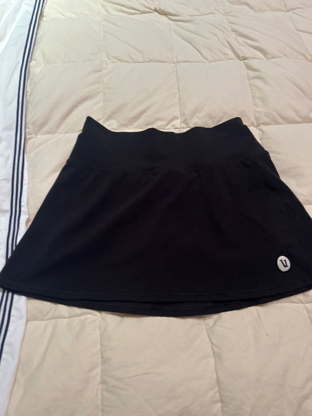 Vuori tennis skirt, black, size xs
